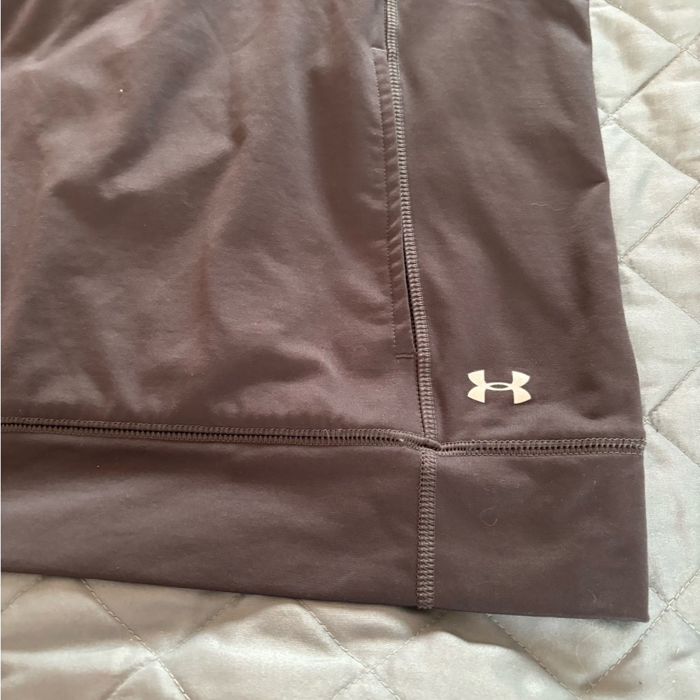 UNDER ARMOUR Charcoal Quarter-Zip Hoodie - Picture 9 of 12
